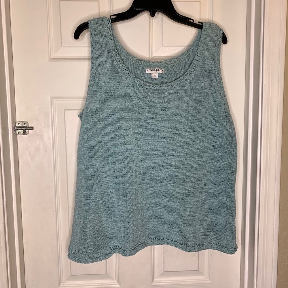 Pendleton Plus Size Sleeveless Knit Top Size 2X